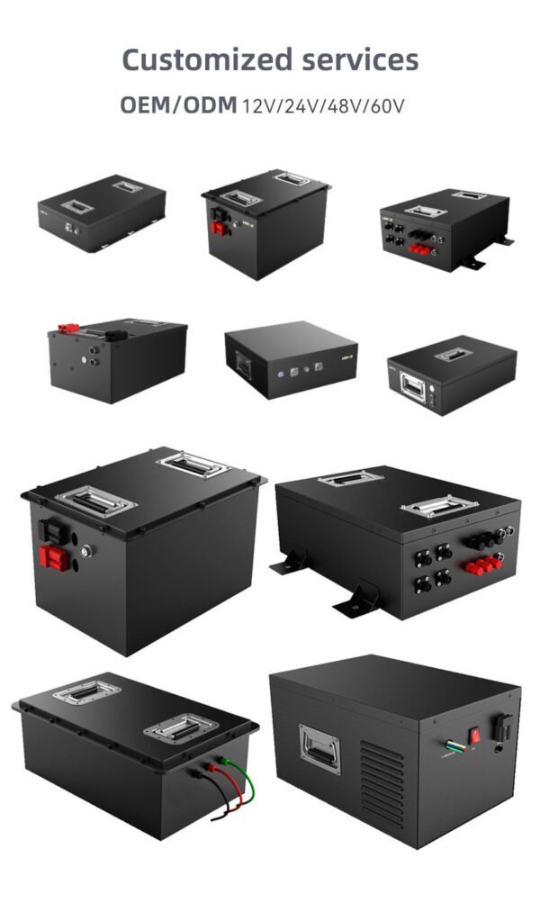 Customized AGV Robot Lithium Battery 12V 48V 60V 72V Industrial Robot Large Capacity LiFePo4 battery - Image 3