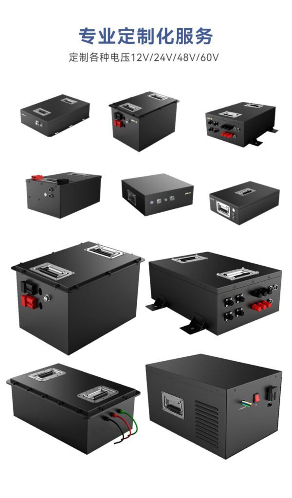 Customized AGV Robot Lithium Battery 12V 48V 60V 72V Industrial Robot Large Capacity LiFePo4 battery – Bild 2