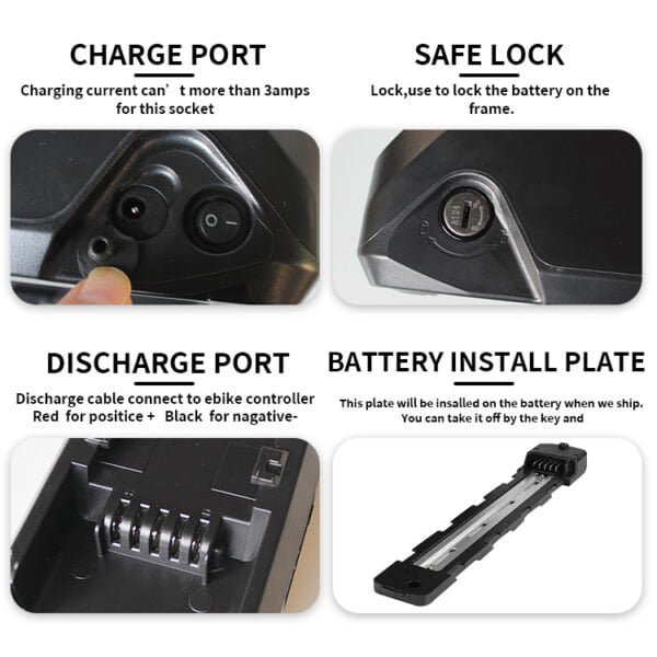 Polly DP-9/DP-9C Down Tube Ebike Battery – Bild 4