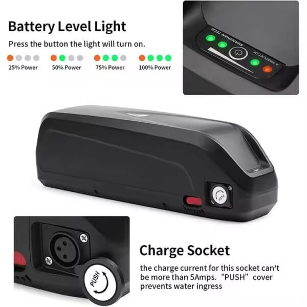 Hailong 1-2 Down Tube Ebike Battery - 이미지 6