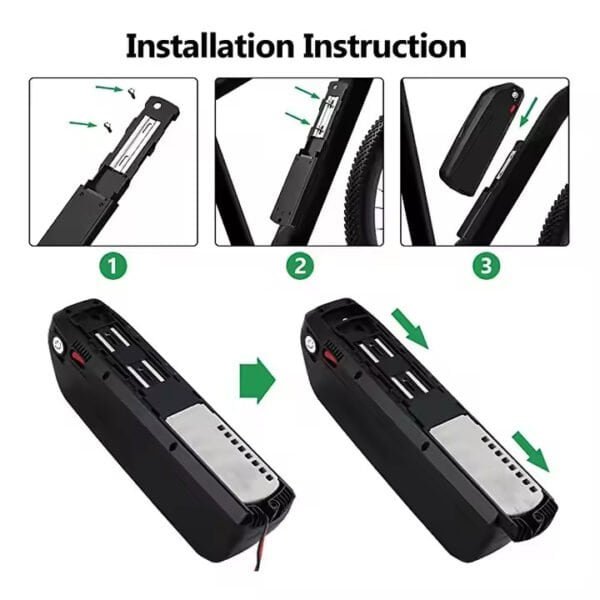 Hailong 1-2 Down Tube Ebike Battery - 이미지 3
