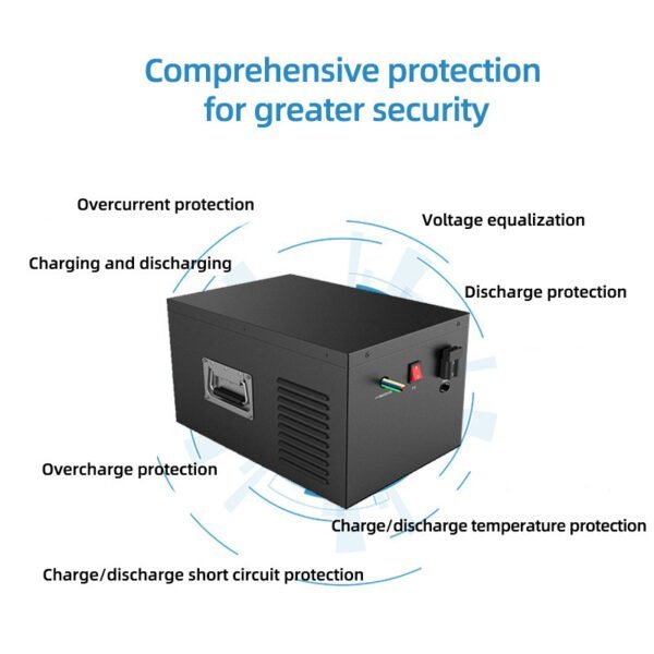 Customized AGV Robot Lithium Battery 12V 48V 60V 72V Industrial Robot Large Capacity LiFePo4 battery - Image 5
