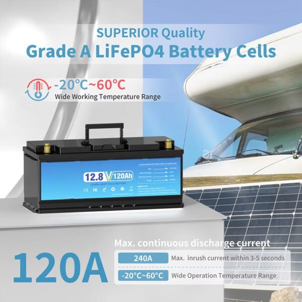 12.8V customizable lithium iron phosphate battery – Bild 8