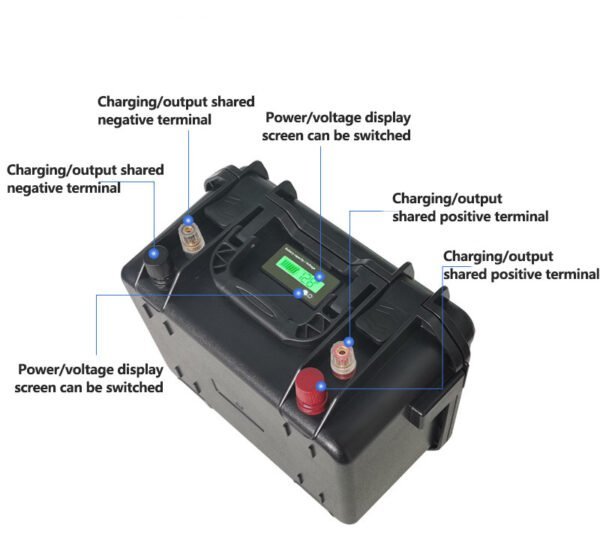 Customized 12V 100Ah ​​Marine Propulsion Lithium Battery Unmanned Ship Lithium iron Phosphate Battery - 图片 3
