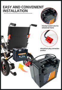 24V 20Ah Electric Wheelchair Battery
