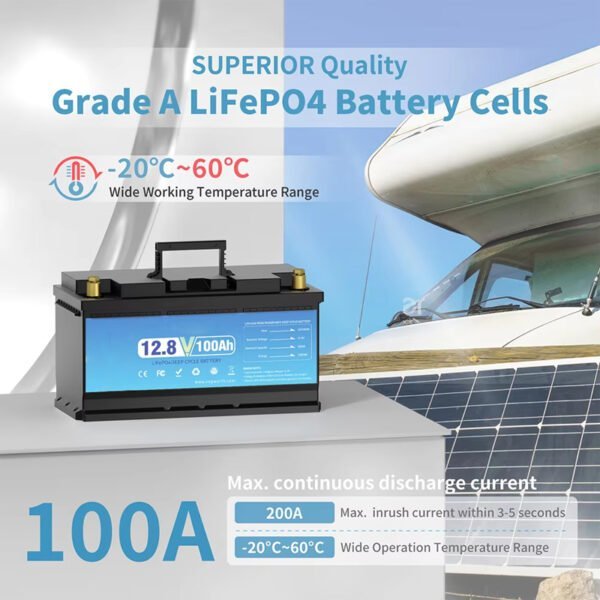 12.8V customizable lithium iron phosphate battery – Bild 7