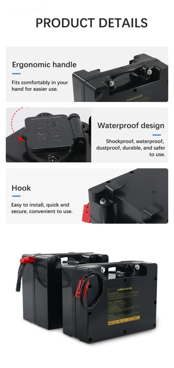 Foldable Electric Wheelchair Battery - Image 3