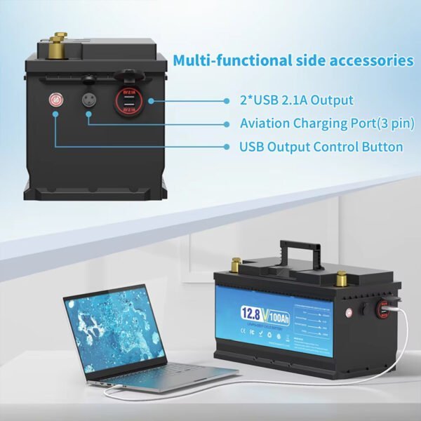 12.8V customizable lithium iron phosphate battery – Bild 4