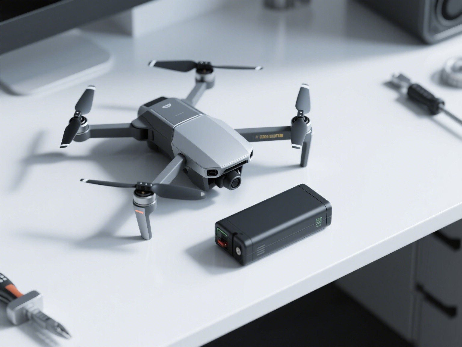 drone battery with drone