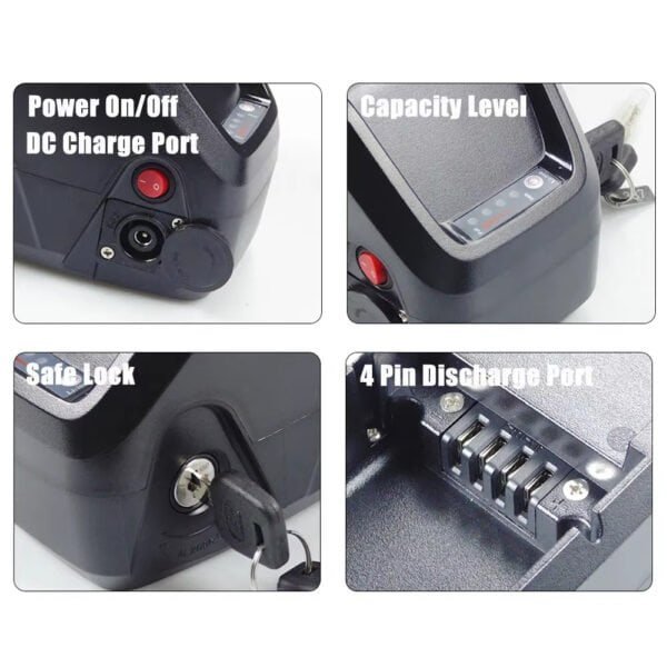 UL Certified 48V 20Ah  Down Tube EBike Battery  Long Range – Image 4