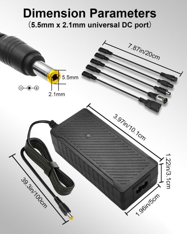 24V 2A EBike Charger | Smart Lithium Battery Charger for Electric Bicycles – Bild 3