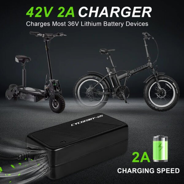 Universal 42V 2A eBike Battery Charger | Lithium-Ion Scooter Charger – Image 4