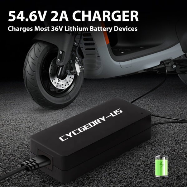 54.6V 2A EBike Charger | Smart Lithium Battery Charger for Electric Bicycles – Image 4