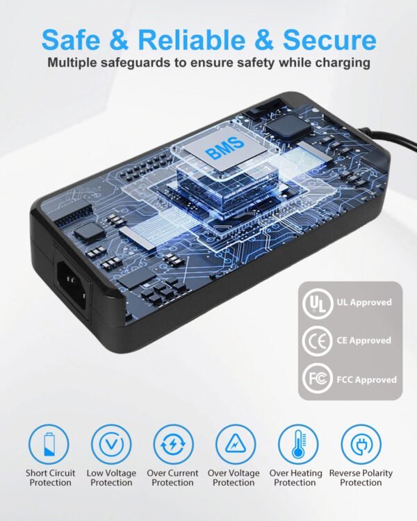 48V 4A Lithium Ion Ebike Charger – Fast & Safe Charging for Electric Bikes – Image 3