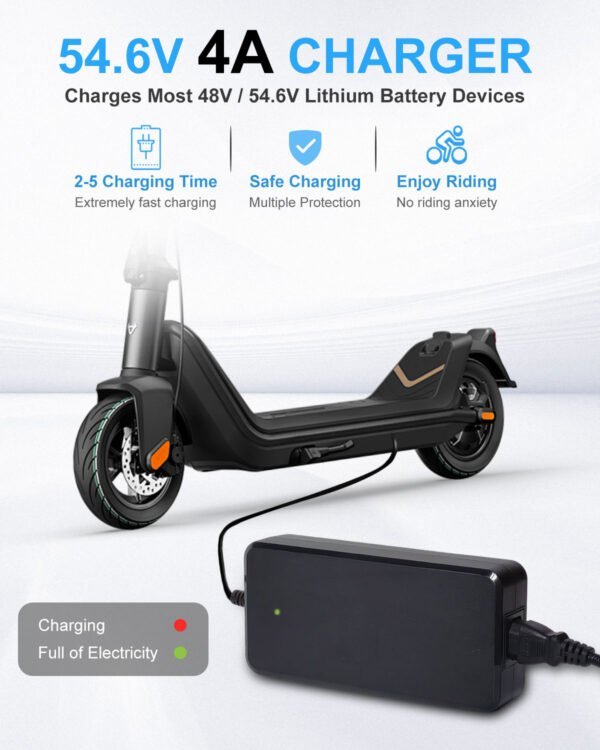 48V 4A Lithium Ion Ebike Charger – Fast & Safe Charging for Electric Bikes – Image 5