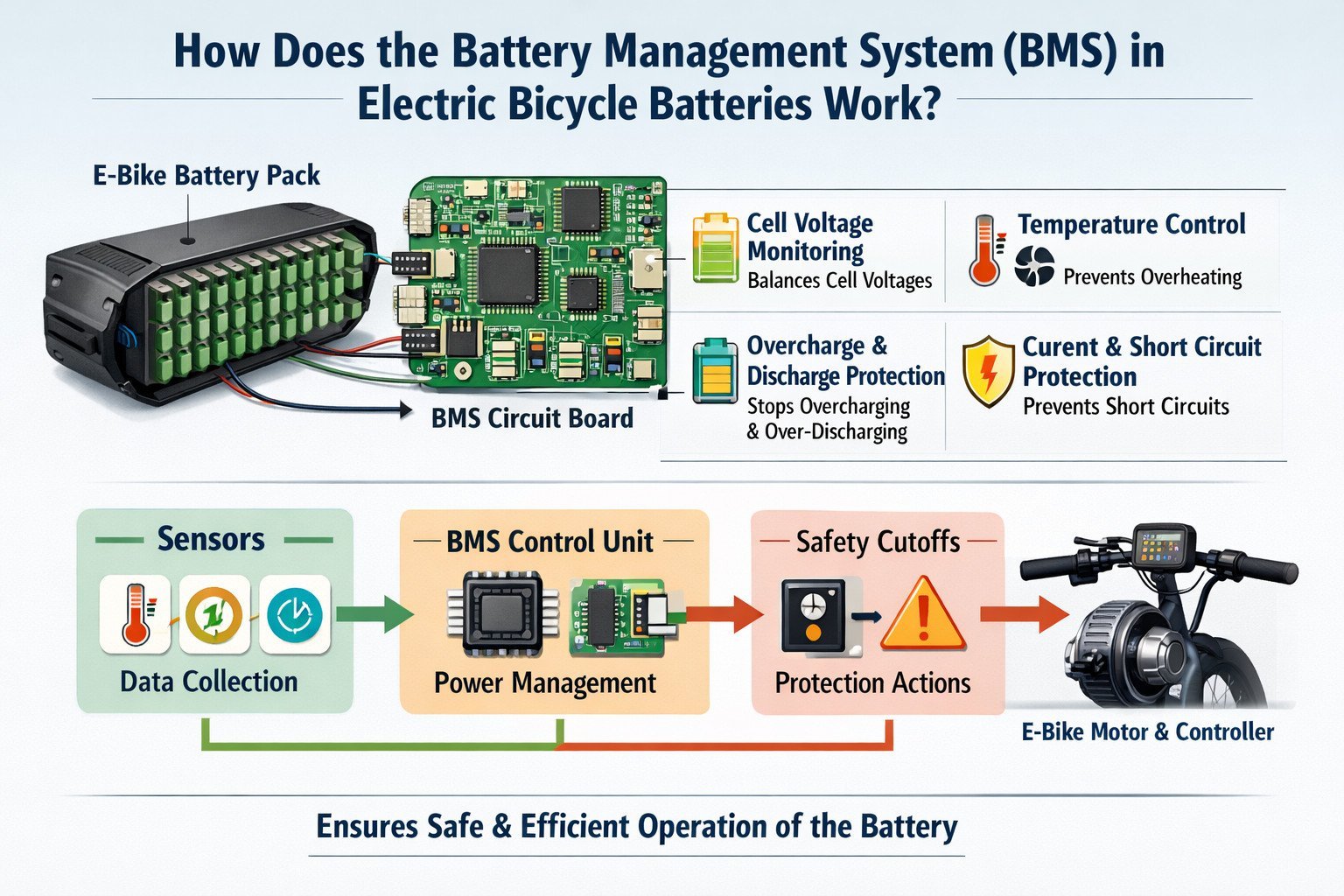 How Does the Battery Management System (BMS) in Electric Bicycle Batteries Work
