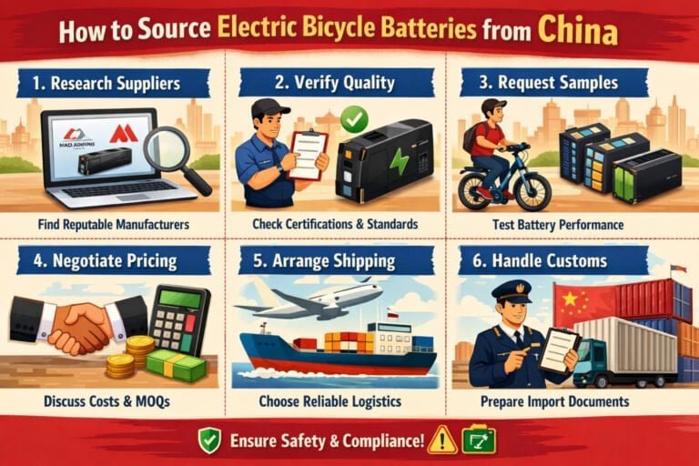 How to Source Electric Bicycle Batteries from China