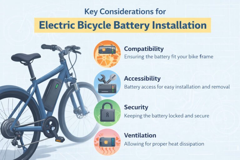 Key Considerations for Electric Bicycle Battery Installation