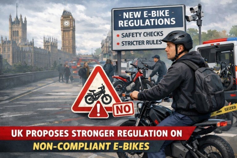 UK Proposes Stronger Regulation on Non Compliant E Bikes