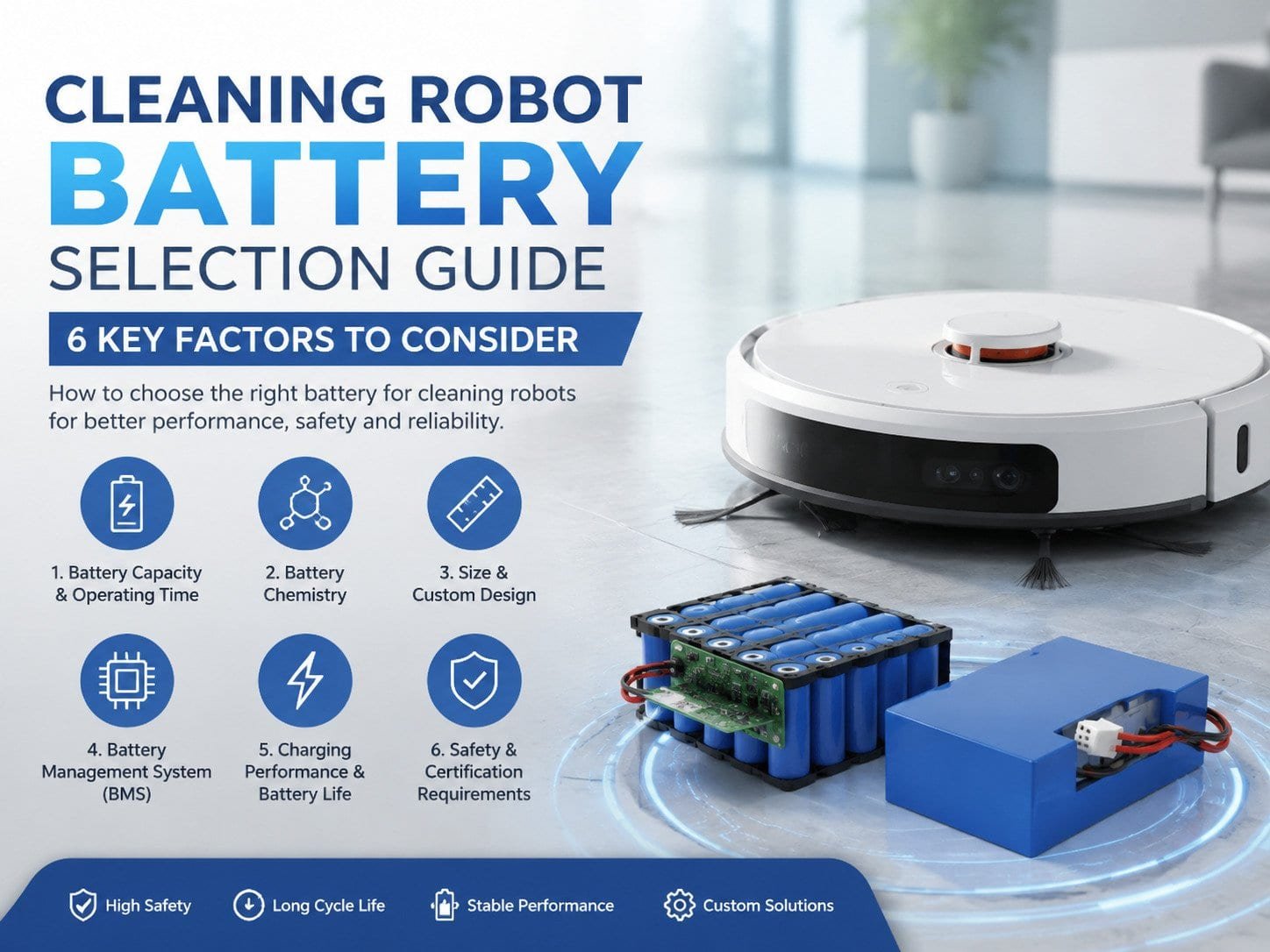Cleaning Robot Battery