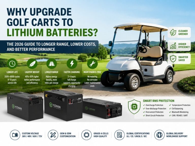 Golf Cart Lithium Battery Solutions