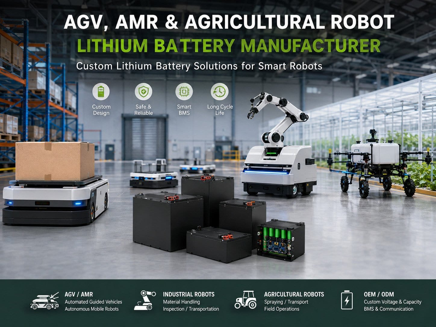 AGV lithium battery manufacturer