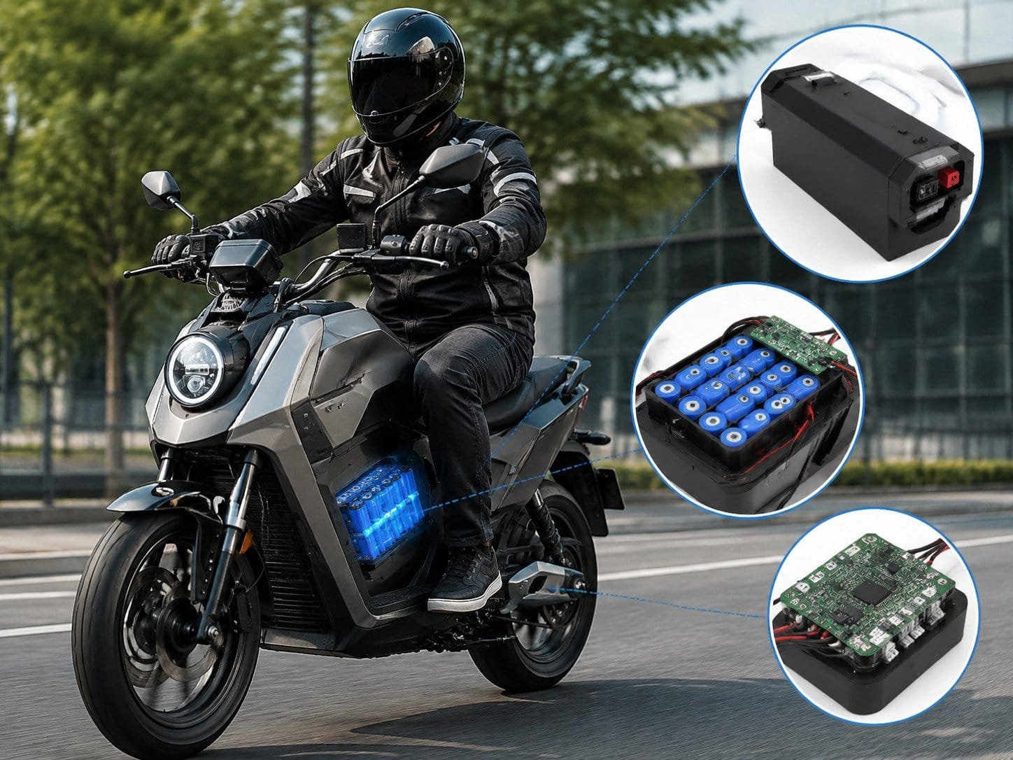 China electric motorcycle battery manufacturer