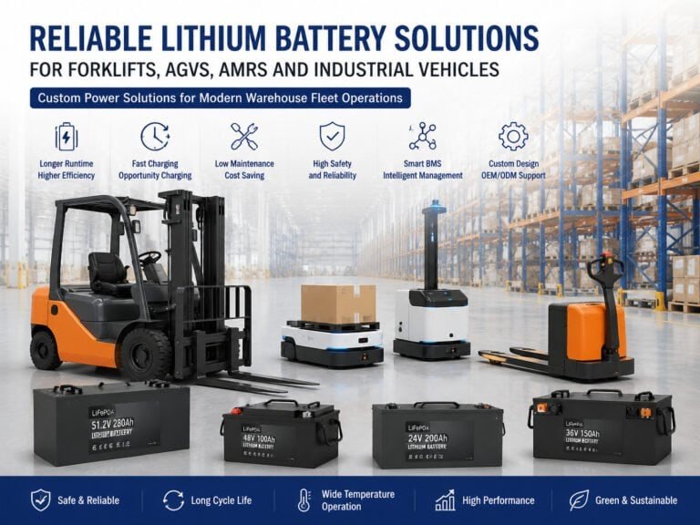 Custom Lithium Battery Solutions for Modern Warehouse Fleet Operations