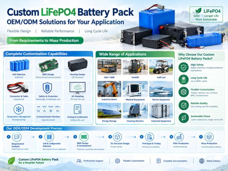 Custom LiFePO4 Battery OEMODM Topic Cluster