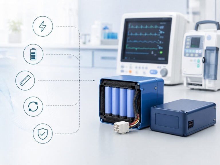 Custom Lithium Battery Pack for Medical Devices
