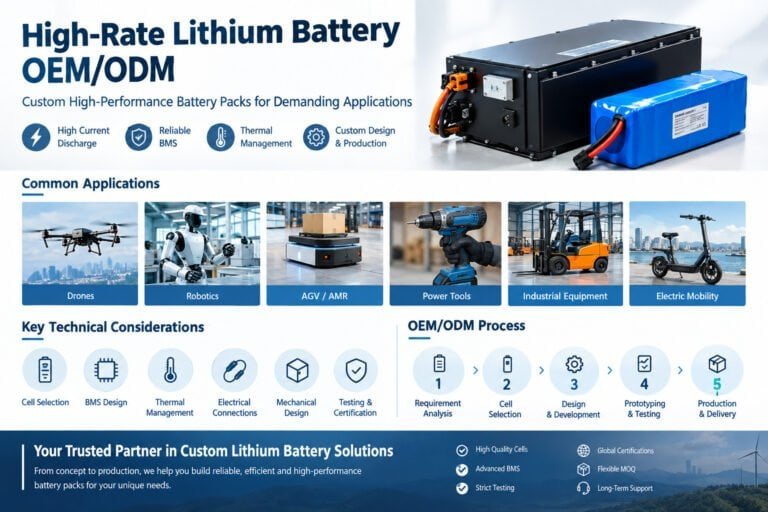 High Rate Lithium Battery Pack