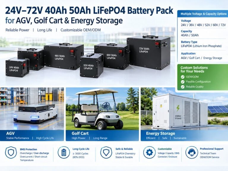 custom LiFePO4 battery manufacturer