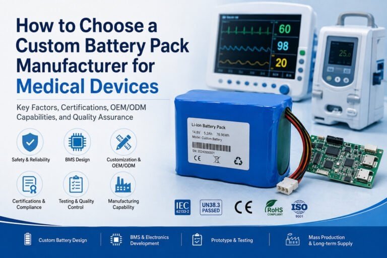 custom battery pack manufacturer