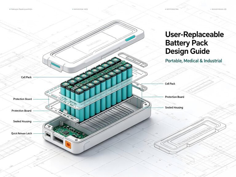 user replaceable battery pack